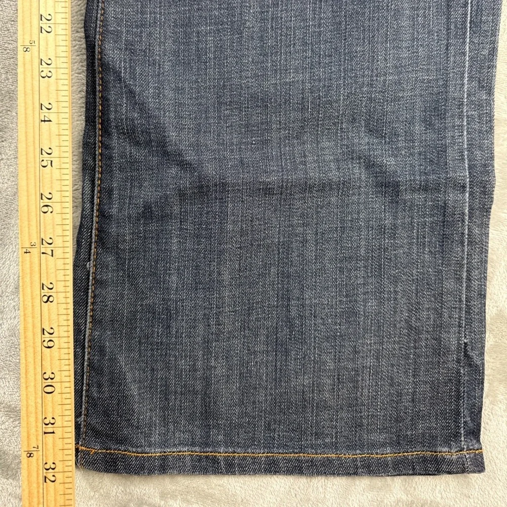 Guess Jeans USA Mens 33 Dark Wash Indigo Straight Leg Denim Pants New